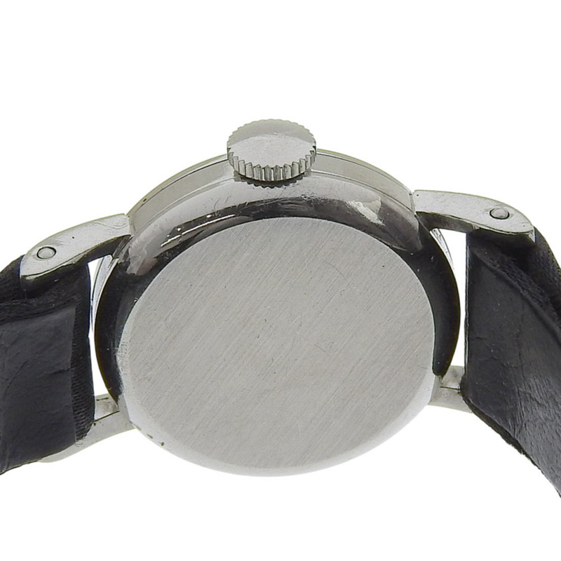 國際手錶公司(IWC)女士手錶,不銹鋼,手動上鍊,模擬顯示,銀色錶盤。-5