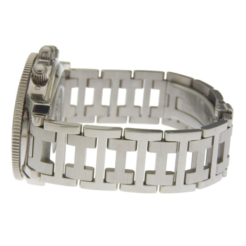 愛馬仕 Clipper 手錶 CL2.910,不鏽鋼,石英,計時碼錶,黑色錶盤,男士。-3