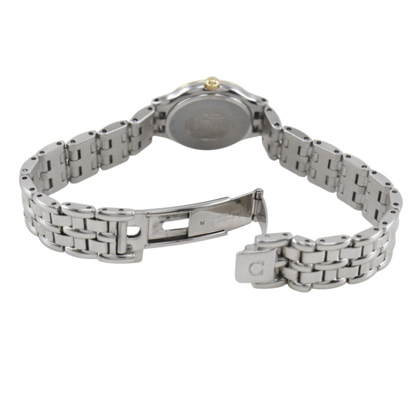 歐米茄碟飛腕錶,1455 4360.62 機芯,不鏽鋼,石英,模擬顯示,白色錶盤,女款。-3