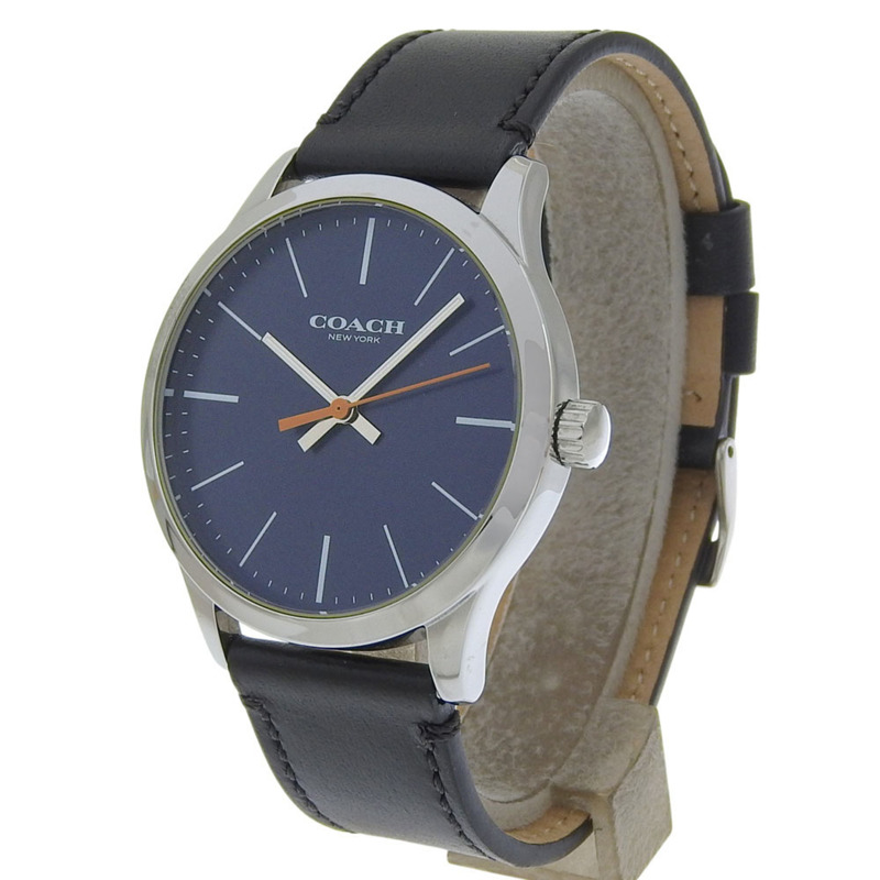 Coach 手錶 CA.118.112.1640,不鏽鋼,石英,模擬顯示,藍色錶盤,男士。-1