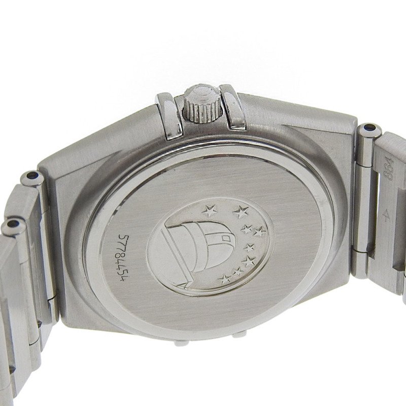 歐米茄星座系列迷你腕錶 1562.30，不鏽鋼，1998 年，石英，模擬顯示，白色錶盤，女士款。-5