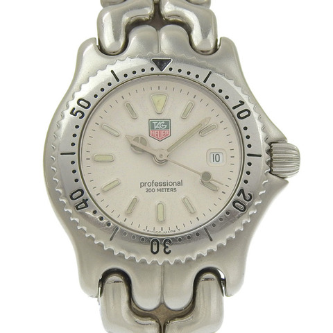 TAG Heuer Cell 手錶 S99.015，不銹鋼，石英，模擬顯示，白色錶盤，女士手錶。
