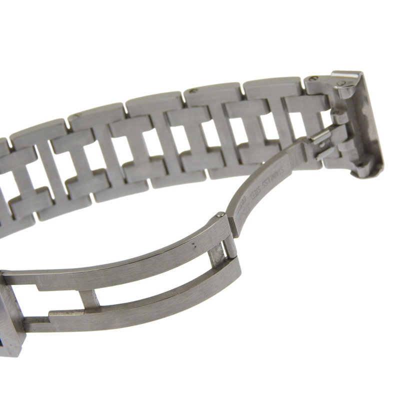 愛馬仕 Clipper 手錶 CL1.910,不鏽鋼,石英,計時碼錶,黑色錶盤,男士。-5