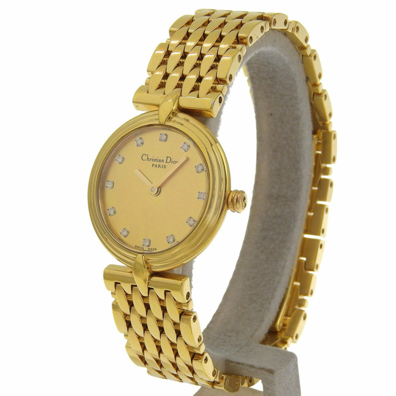 Christian Dior 手錶 D68-150,鍍金,石英,模擬顯示,錶盤,女士款。-1