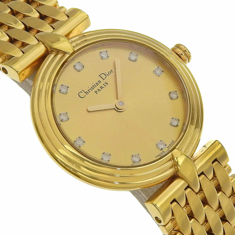 Christian Dior 手錶 D68-150,鍍金,石英,模擬顯示,錶盤,女士款。-2