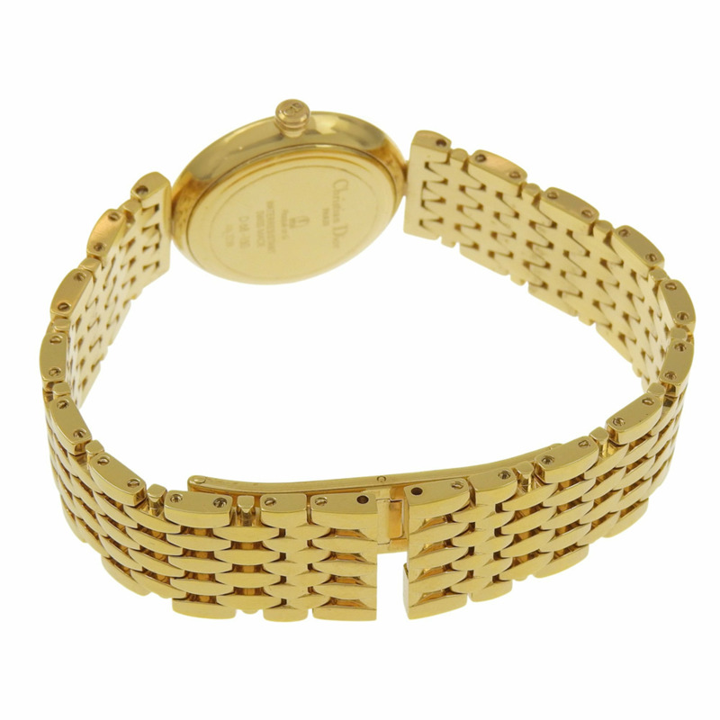 Christian Dior 手錶 D68-150,鍍金,石英,模擬顯示,錶盤,女士款。-4