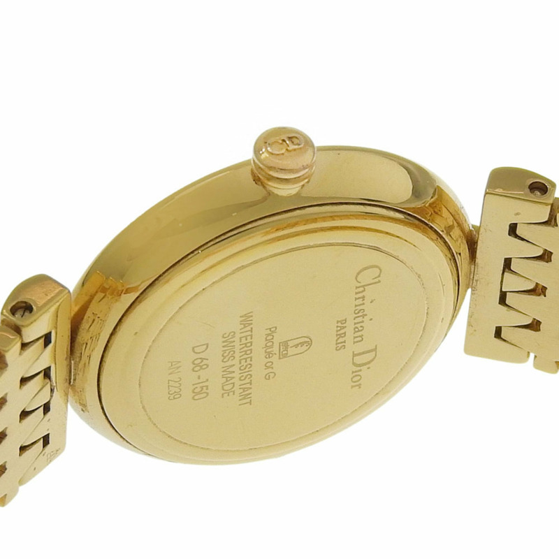 Christian Dior 手錶 D68-150,鍍金,石英,模擬顯示,錶盤,女士款。-5