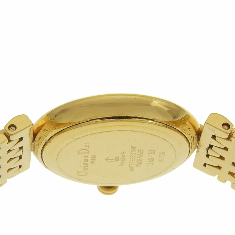 Christian Dior 手錶 D68-150,鍍金,石英,模擬顯示,錶盤,女士款。-6