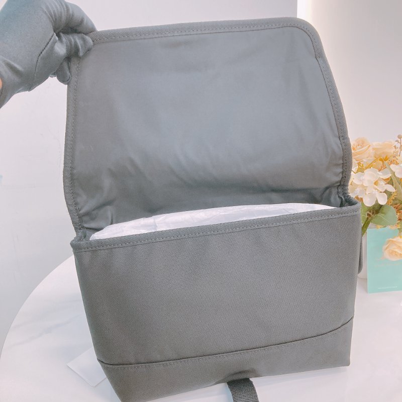 MS0628 Kenzo 凱卓 高田賢三 郵差包 小號 尼龍 帆布 挺身 全黑 48H Messenger Bag Small Nylon So Black x PHW-11