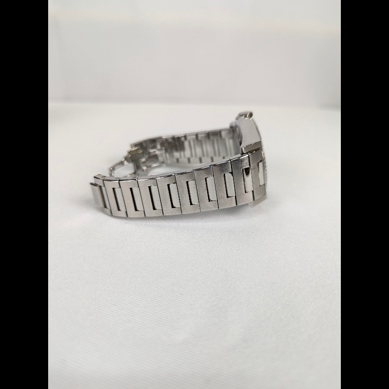 莉亞精品♡GUCCI 不鏽鋼圓框鑽錶 二手美品-6