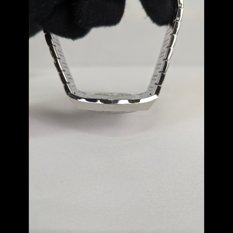 莉亞精品♡GUCCI 不鏽鋼圓框鑽錶 二手美品-7