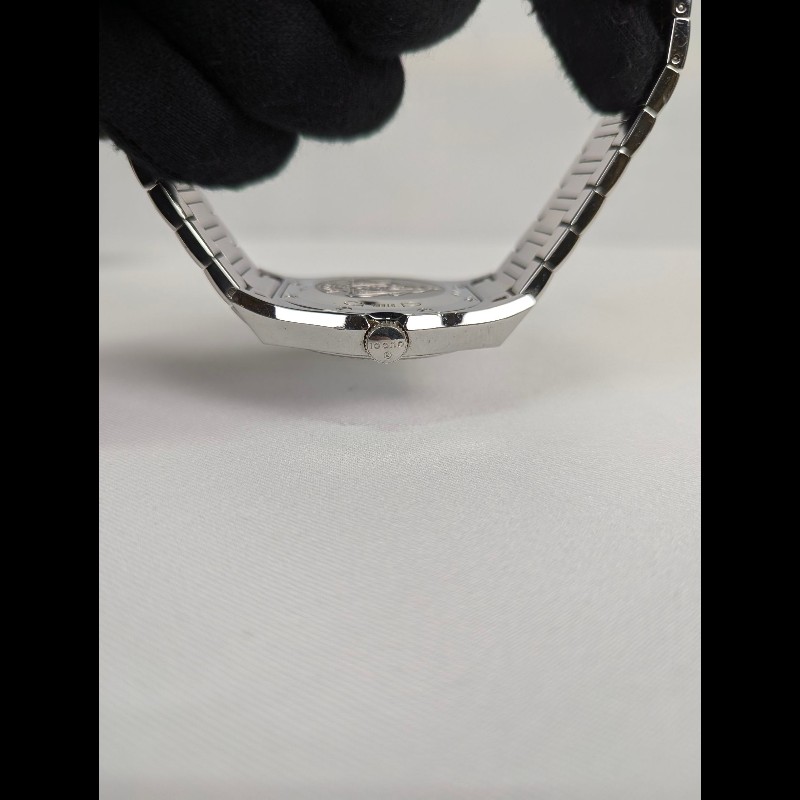 莉亞精品♡GUCCI 不鏽鋼圓框鑽錶 二手美品-8