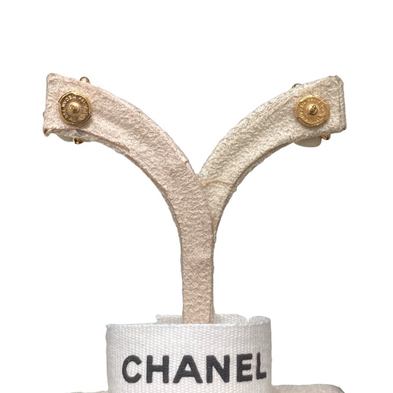CHANEL 香奈兒 山茶花系列耳釘 18K 白陶瓷-1