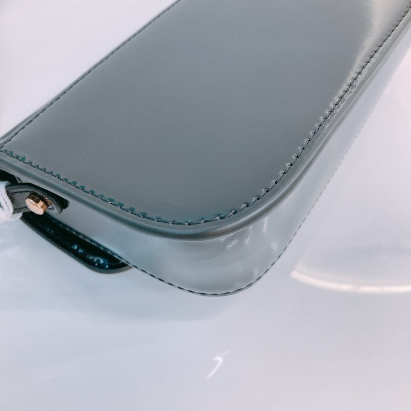 MS0630 Tory Burch 湯麗柏琦 長方形包 腋下 斜背 光滑牛皮 黑色 金扣 Robinson Spazzolato Rectangular Shoulder Bag Smooth Calfskin Black x GHW-7
