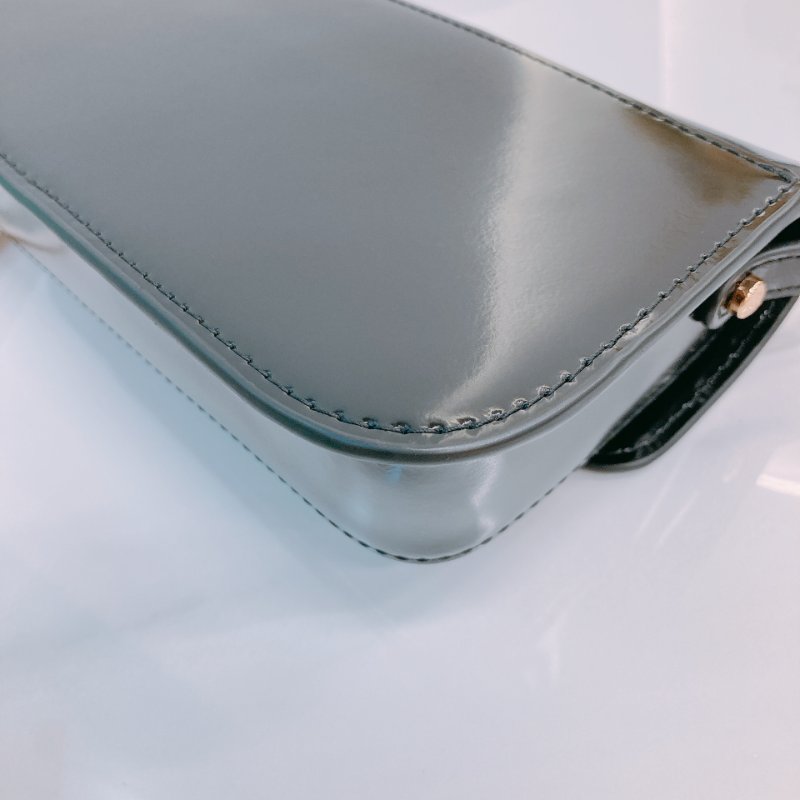 MS0630 Tory Burch 湯麗柏琦 長方形包 腋下 斜背 光滑牛皮 黑色 金扣 Robinson Spazzolato Rectangular Shoulder Bag Smooth Calfskin Black x GHW-8