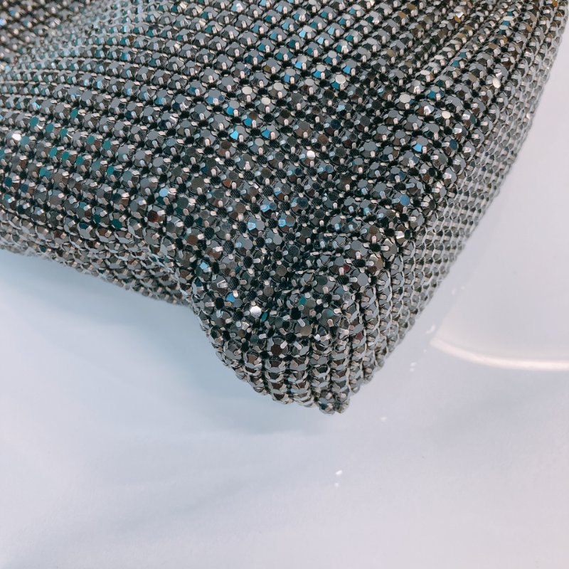 MS0631 Tory Burch 湯麗柏琦 黑水鑽 閃亮 貓頭鷹 迷你包 黑色 銀扣 Night Owl Tote Bag Mini Crystal Black x PHW-7