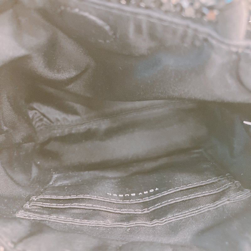 MS0631 Tory Burch 湯麗柏琦 黑水鑽 閃亮 貓頭鷹 迷你包 黑色 銀扣 Night Owl Tote Bag Mini Crystal Black x PHW-13