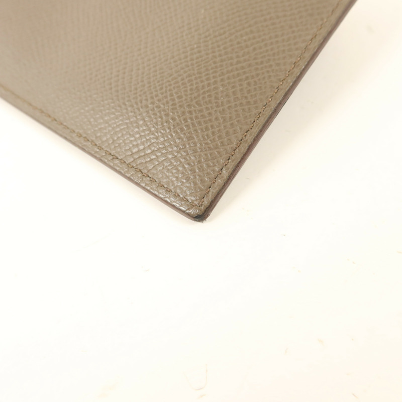 HERMES Epsom皮革Kelly Pocket錢包Etain-13