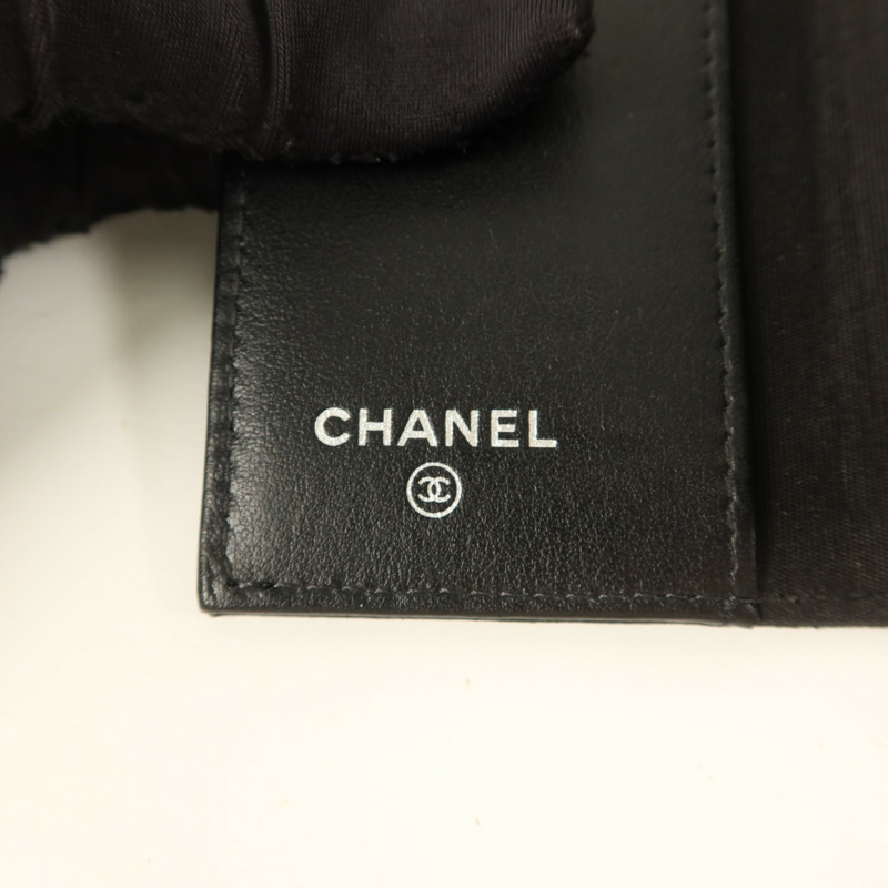 CHANEL 牛皮皮革Camellia Embossed Key Pouch鎖匙包-5