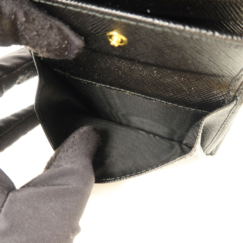 PRADA Saffiano皮革Small Bifold Wallet錢包-6
