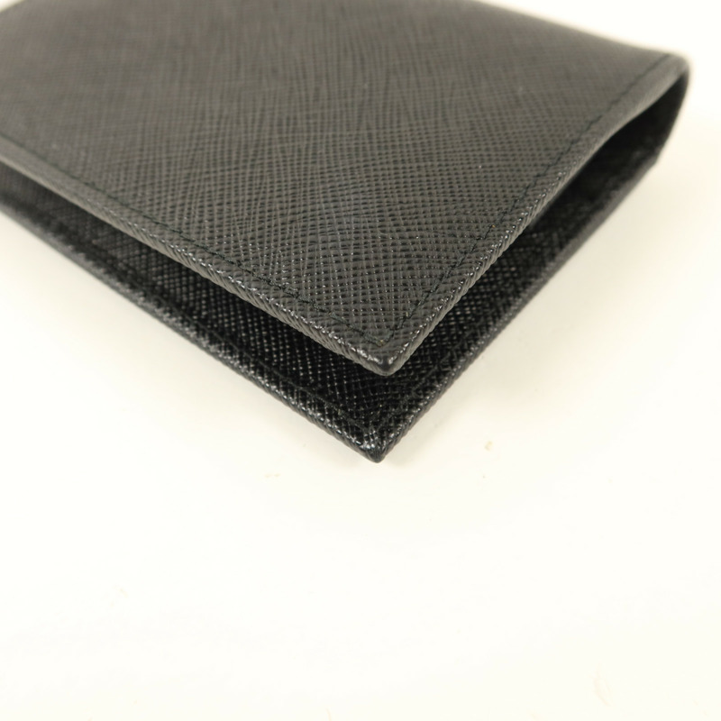 PRADA Saffiano皮革Small Bifold Wallet錢包-14