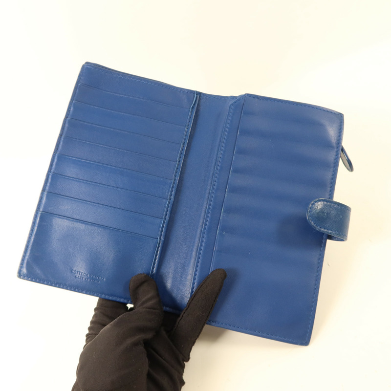 BOTTEGA VENETA 羊皮皮革Long Bifold Wallet長錢包-4