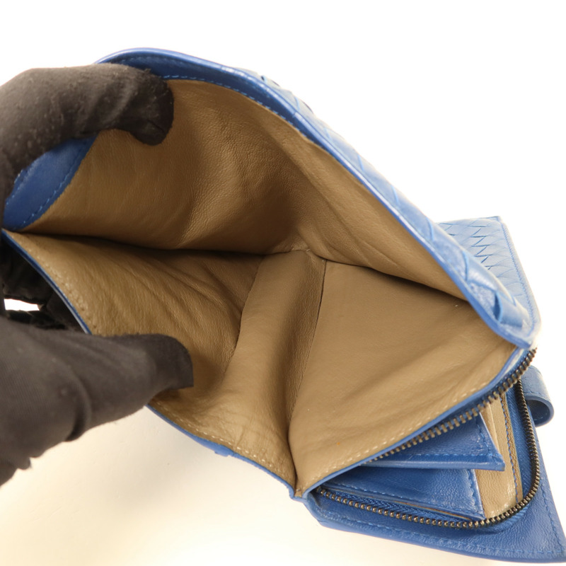 BOTTEGA VENETA 羊皮皮革Long Bifold Wallet長錢包-6