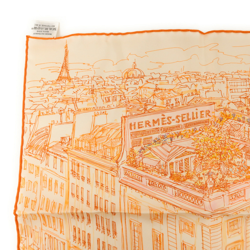 HERMES 絲質Scarf 40x40絲巾-2