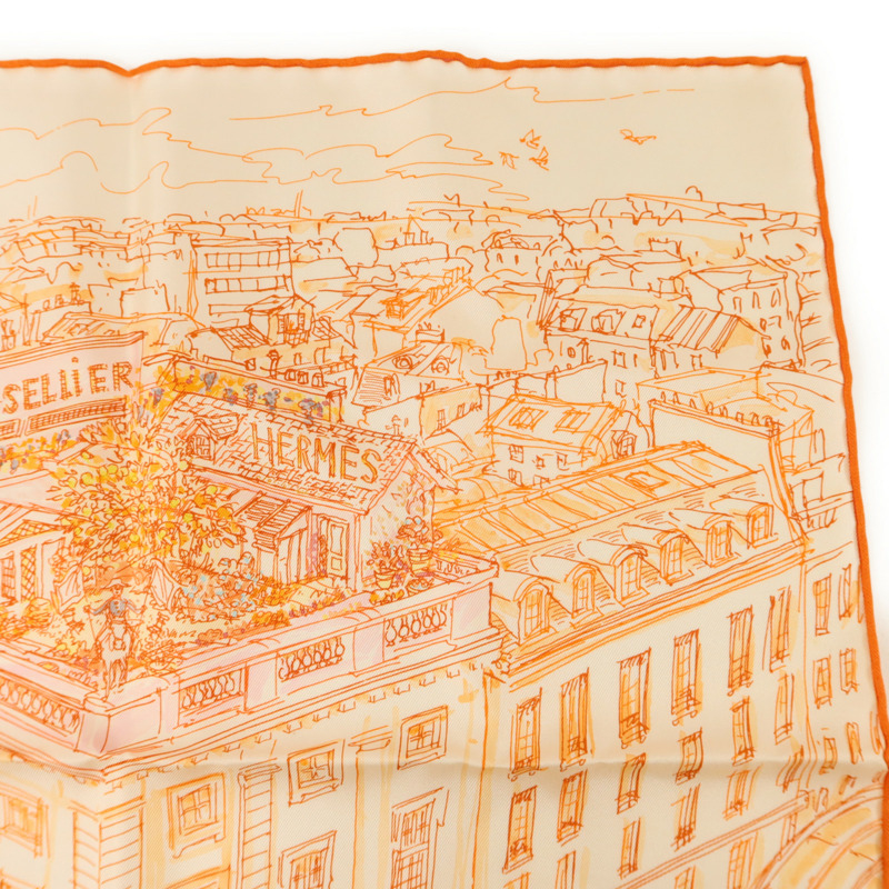 HERMES 絲質Scarf 40x40絲巾-3