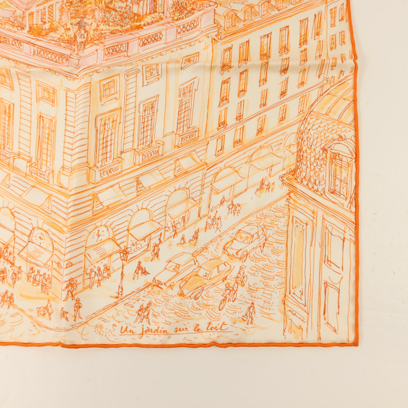 HERMES 絲質Scarf 40x40絲巾-4