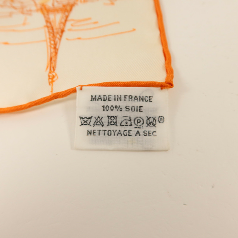 HERMES 絲質Scarf 40x40絲巾-8