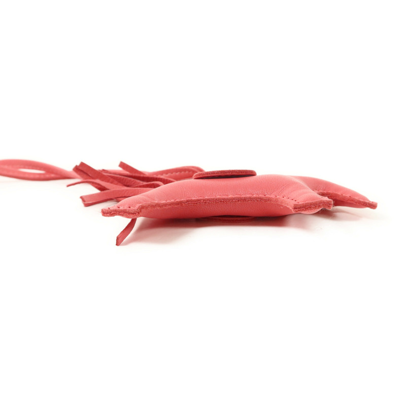 HERMES Milo皮革Rodeo PM掛飾Rose Azalee-2