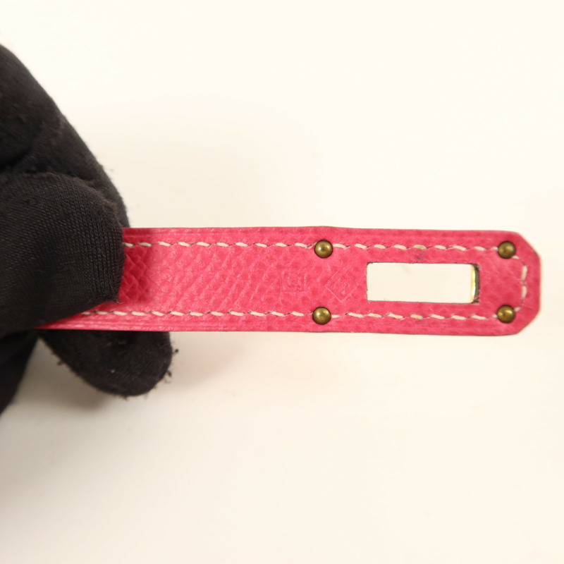 HERMES Epsom皮革Kelly Wallet長錢包Rose Tyrien-6