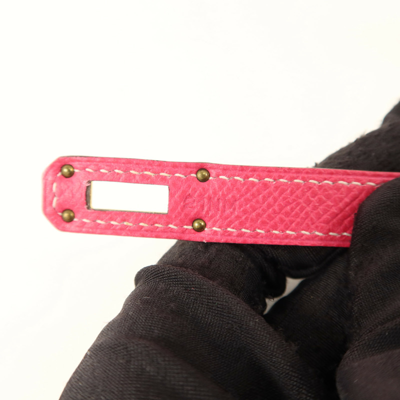 HERMES Epsom皮革Kelly Wallet長錢包Rose Tyrien-7