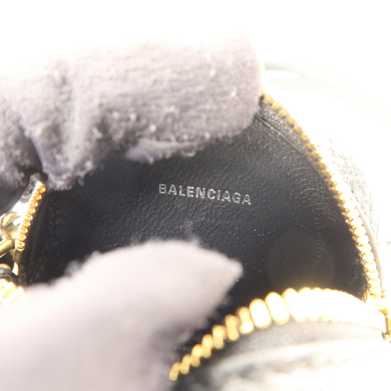 BALENCIAGA 牛皮皮革Coin Case零錢包-5