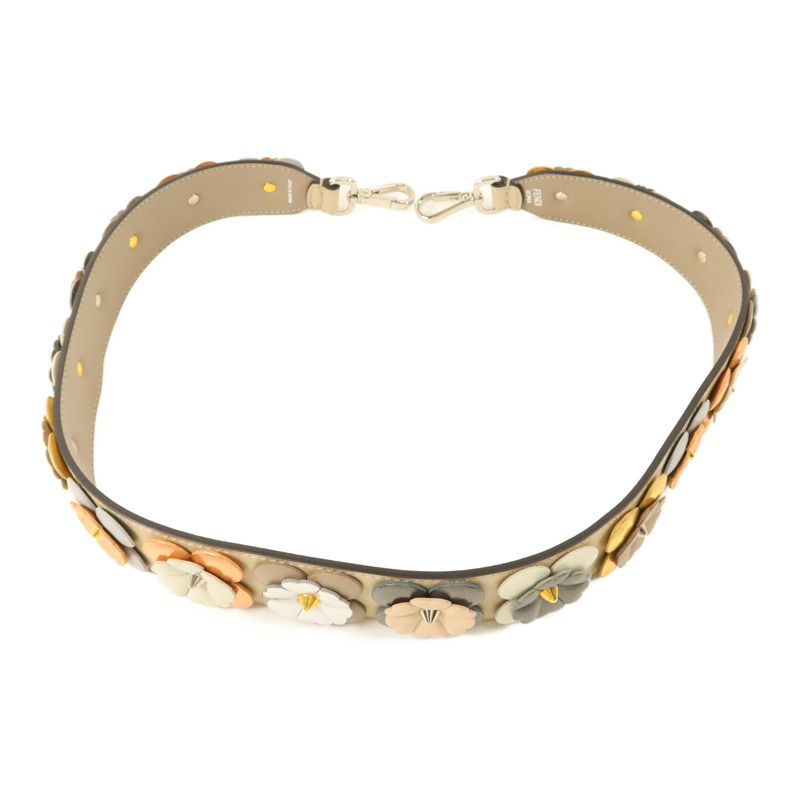 FENDI 牛皮皮革Strap You Flowerland肩帶-3