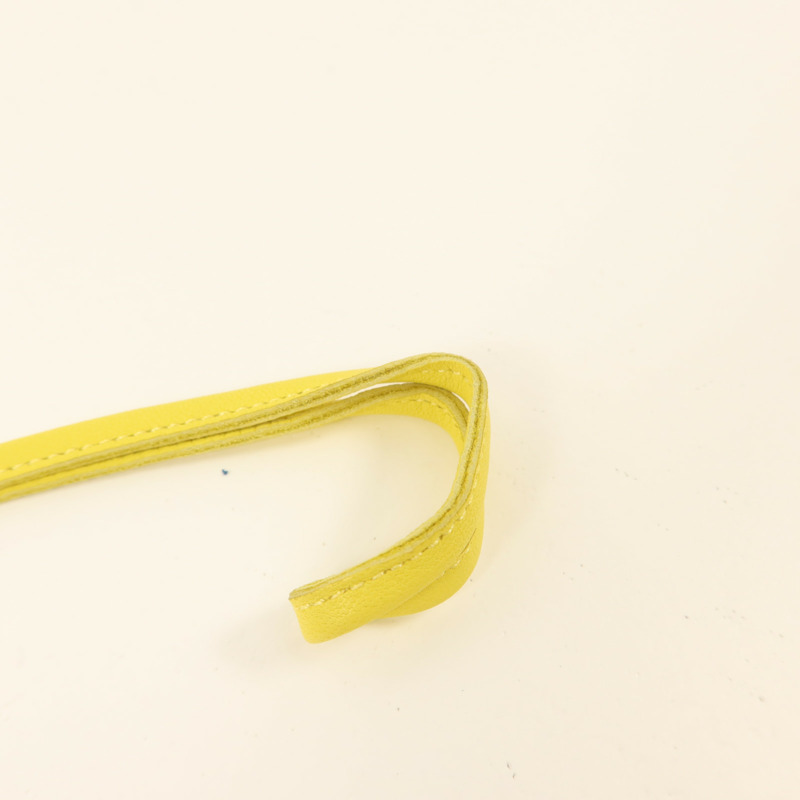 HERMES Milo皮革Rodeo GM掛飾Malachite/Rose Azalee-9