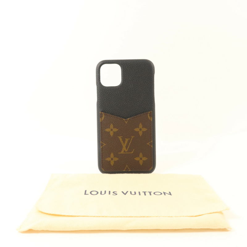 LOUIS VUITTON Monogram/牛皮皮革IPhone 11 Pro Max Bumper Phone Case手機殼-8