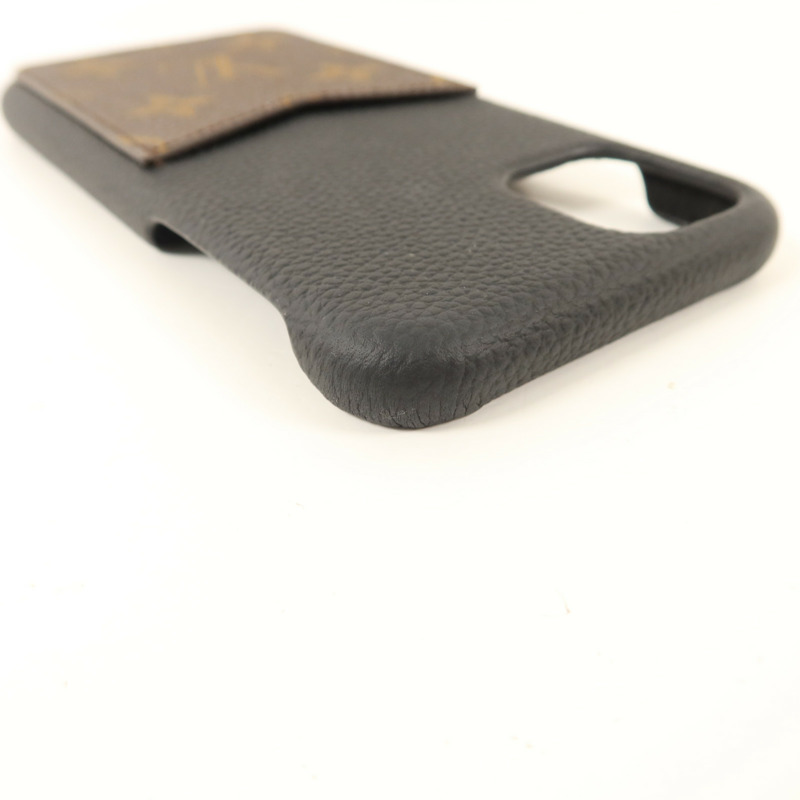 LOUIS VUITTON Monogram/牛皮皮革IPhone 11 Pro Max Bumper Phone Case手機殼-11