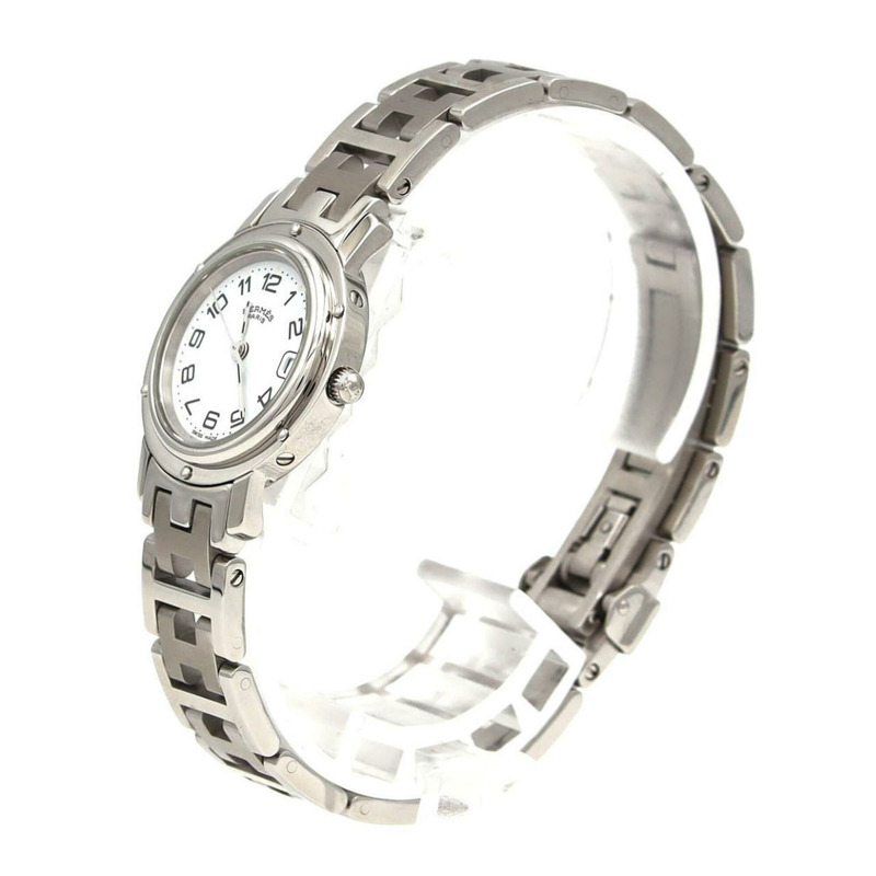 愛馬仕 Clipper CL4.210 不鏽鋼石英錶-1