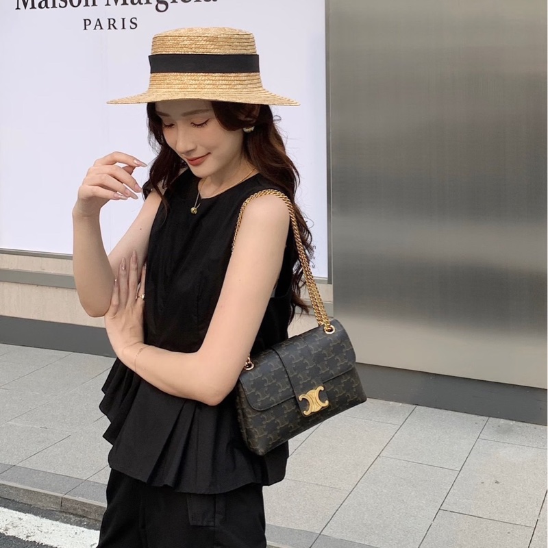 莉亞精品♡ CELINE VICTOIRE 小號 斜背 肩背包 二手美品-1