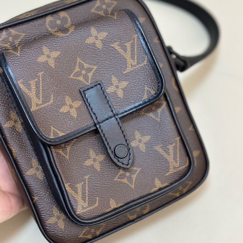 99新 LV路易威登 CHRISTOPHER迷你相機包芯片款-2