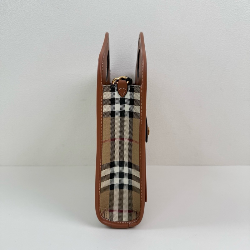 博柏利/Burberry 迷你 Pocket格紋手提斜挎包-3