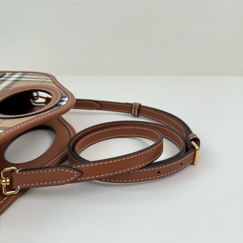 博柏利/Burberry 迷你 Pocket格紋手提斜挎包-6