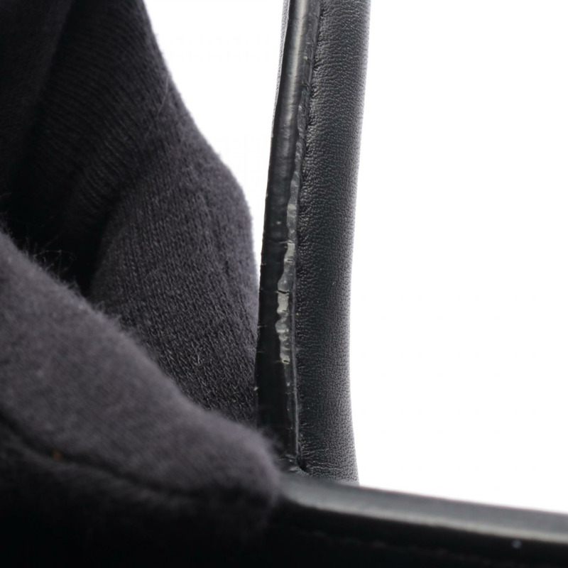 SAINT LAURENT PARIS Sac de Jour Baby 星形鉚釘手提包,黑色皮革,二手女款-8