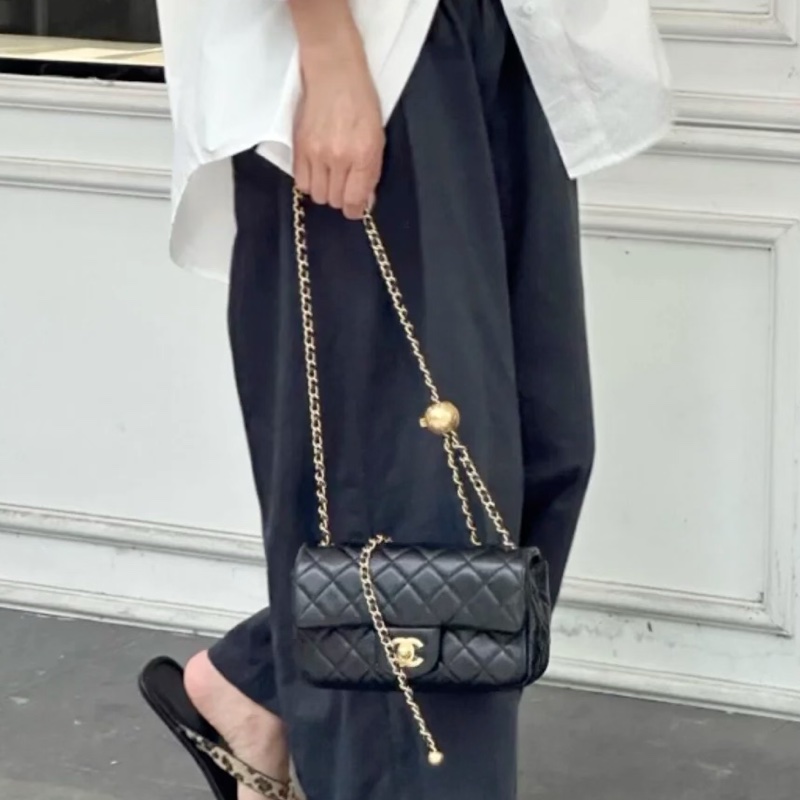 🌳CHANEL香奈兒黑金金球CF20 芯片款 CF大mini 芯片款-1