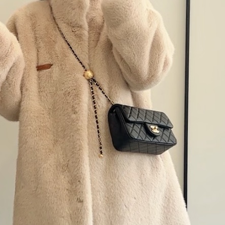 🌳CHANEL香奈兒黑金金球CF20 芯片款 CF大mini 芯片款-5