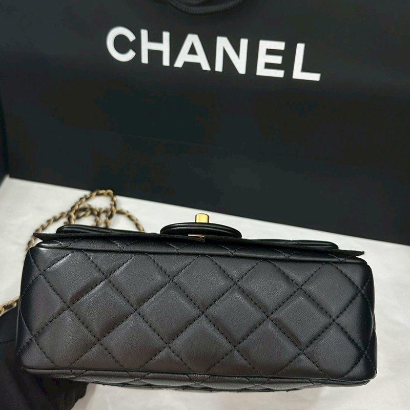 🌳CHANEL香奈兒黑金金球CF20 芯片款 CF大mini 芯片款-12