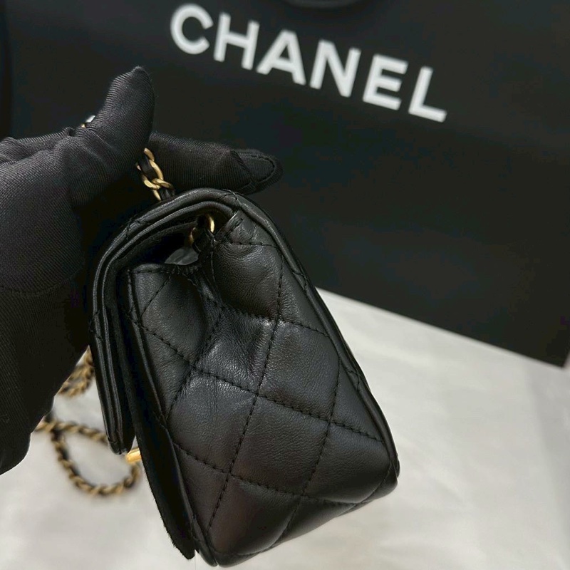 🌳CHANEL香奈兒黑金金球CF20 芯片款 CF大mini 芯片款-13