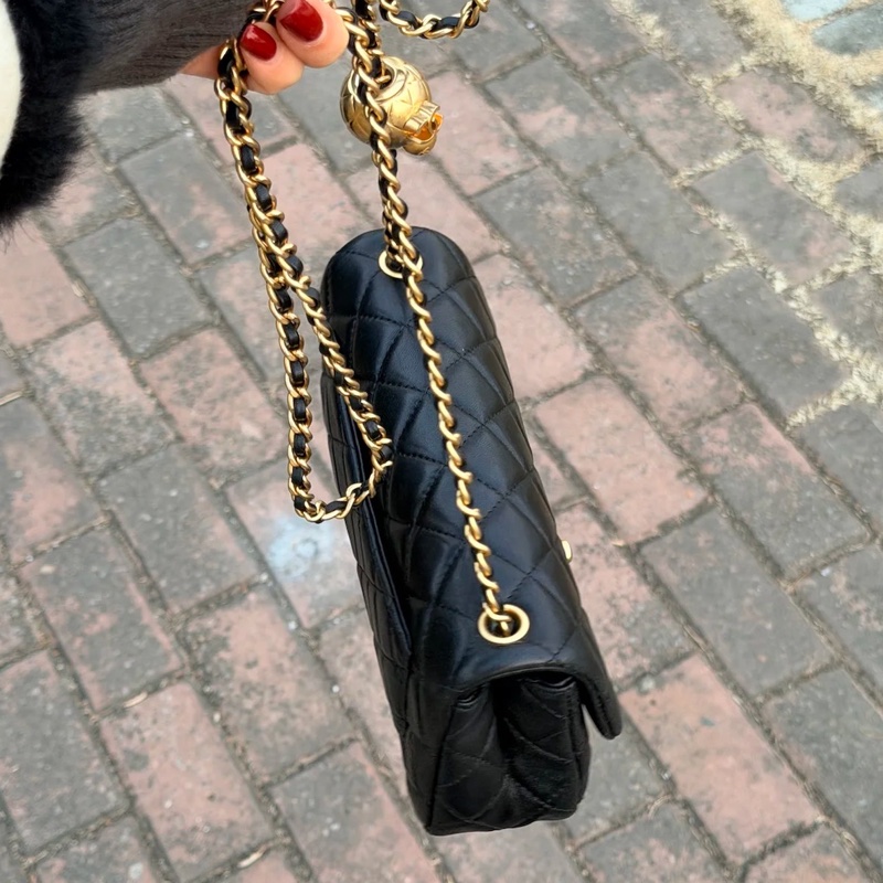 🌳CHANEL香奈兒黑金金球CF20 芯片款 CF大mini 芯片款-23